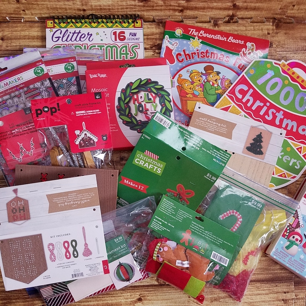 Hobby Lobby Joanns Michaels Kids Christmas Craft & Activity Set Ages 6-12